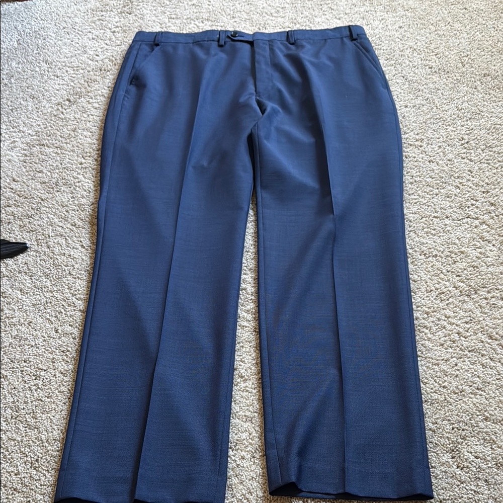 Men's Blue Dress Pants